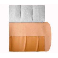 Opinel Reclaimed Leather 8 Slot Knife Roll Best