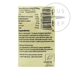 Suma Organic Black Turtle Beans, 500g