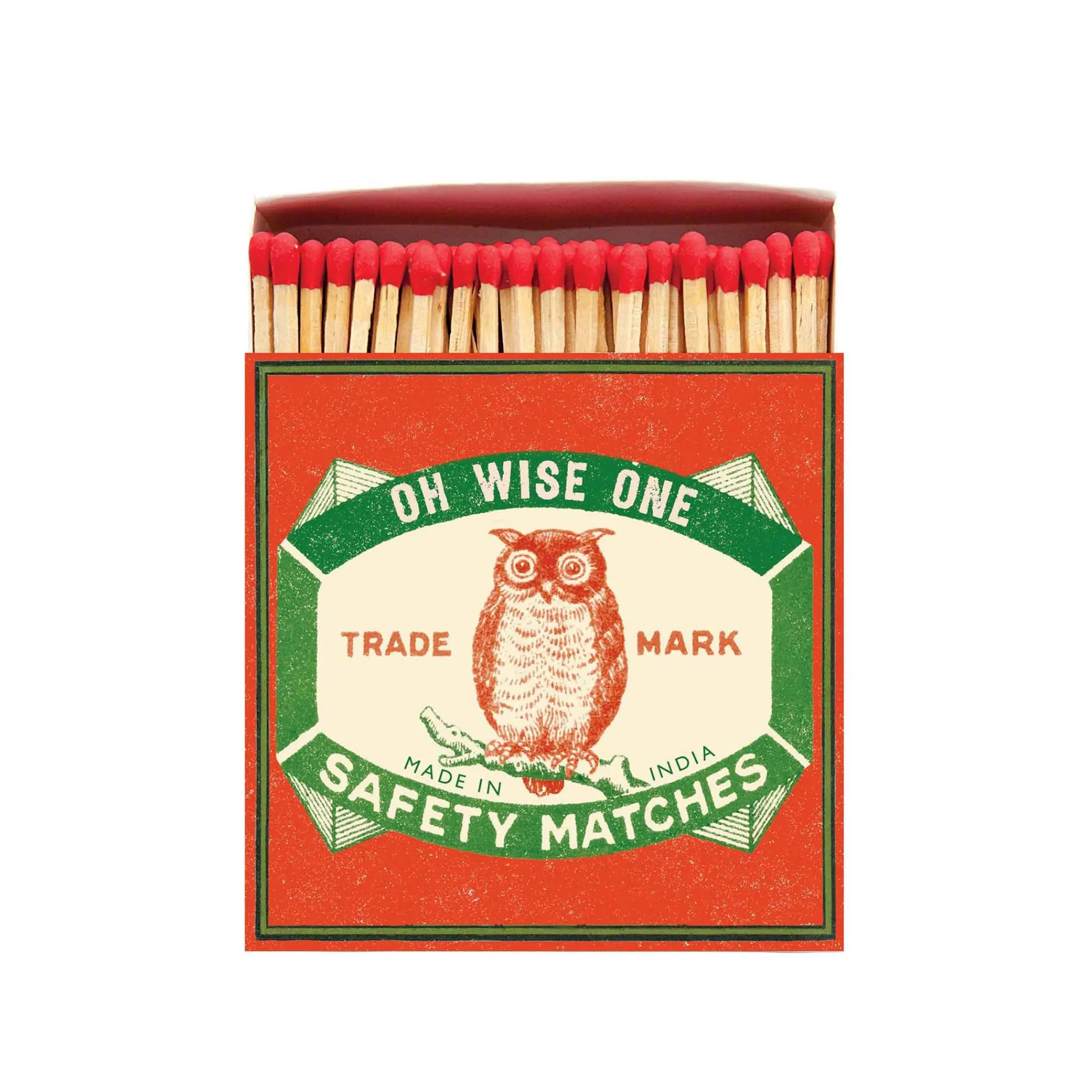 Archivist Owl Luxury Safety Matches Discount