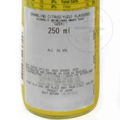 Ozeki Hana Awaka Yuzu Sparkling Sake 5%, 250ml New