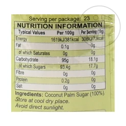 Mae Sri Palm Sugar, 450g Hot