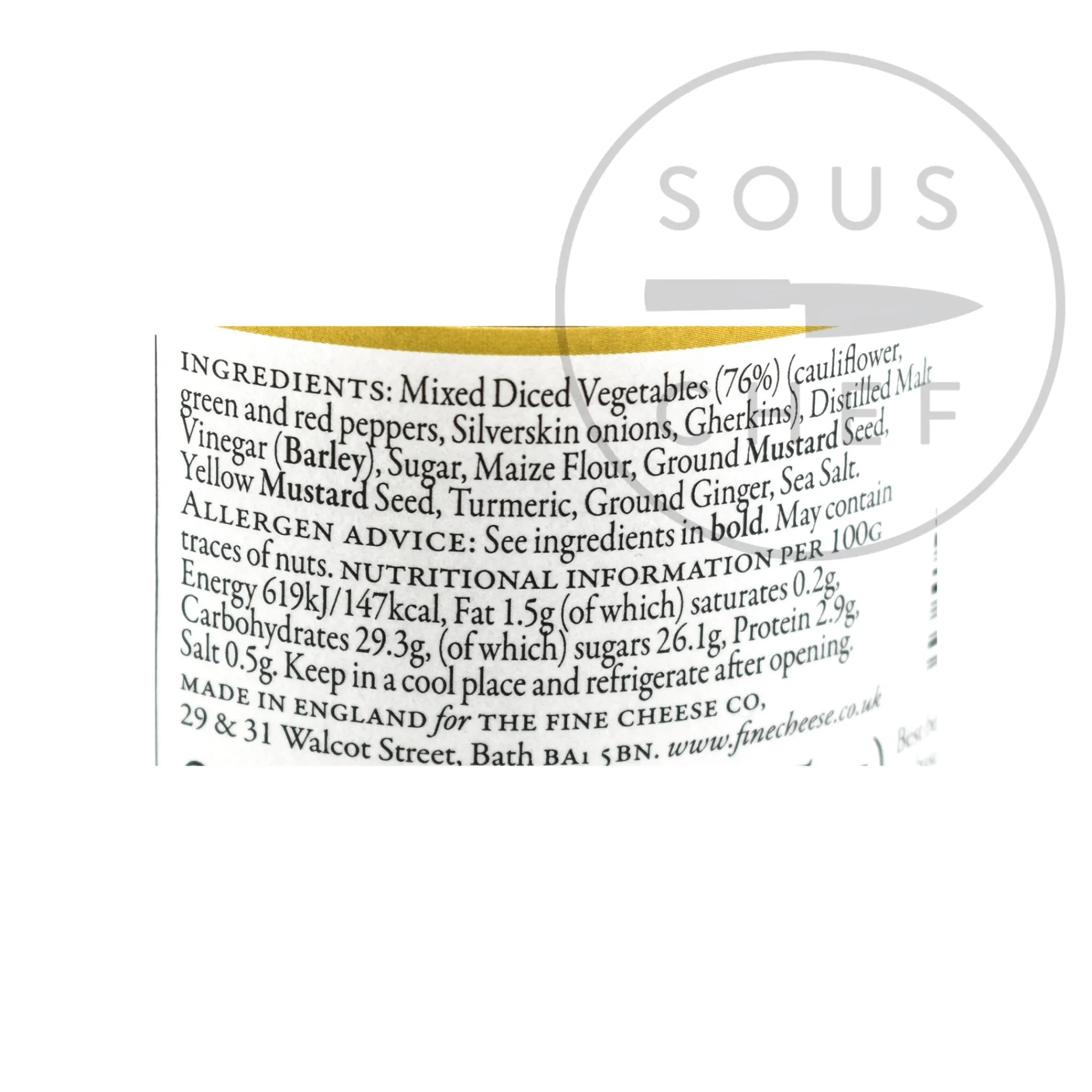 The Fine Cheese Co Piccalilli, 240g Clearance