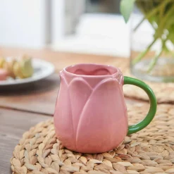 Balvi Pink Tulip Coffee Cup, 400ml Online