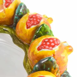 Puglia Handmade Pomegranate Serving Bowl Outlet