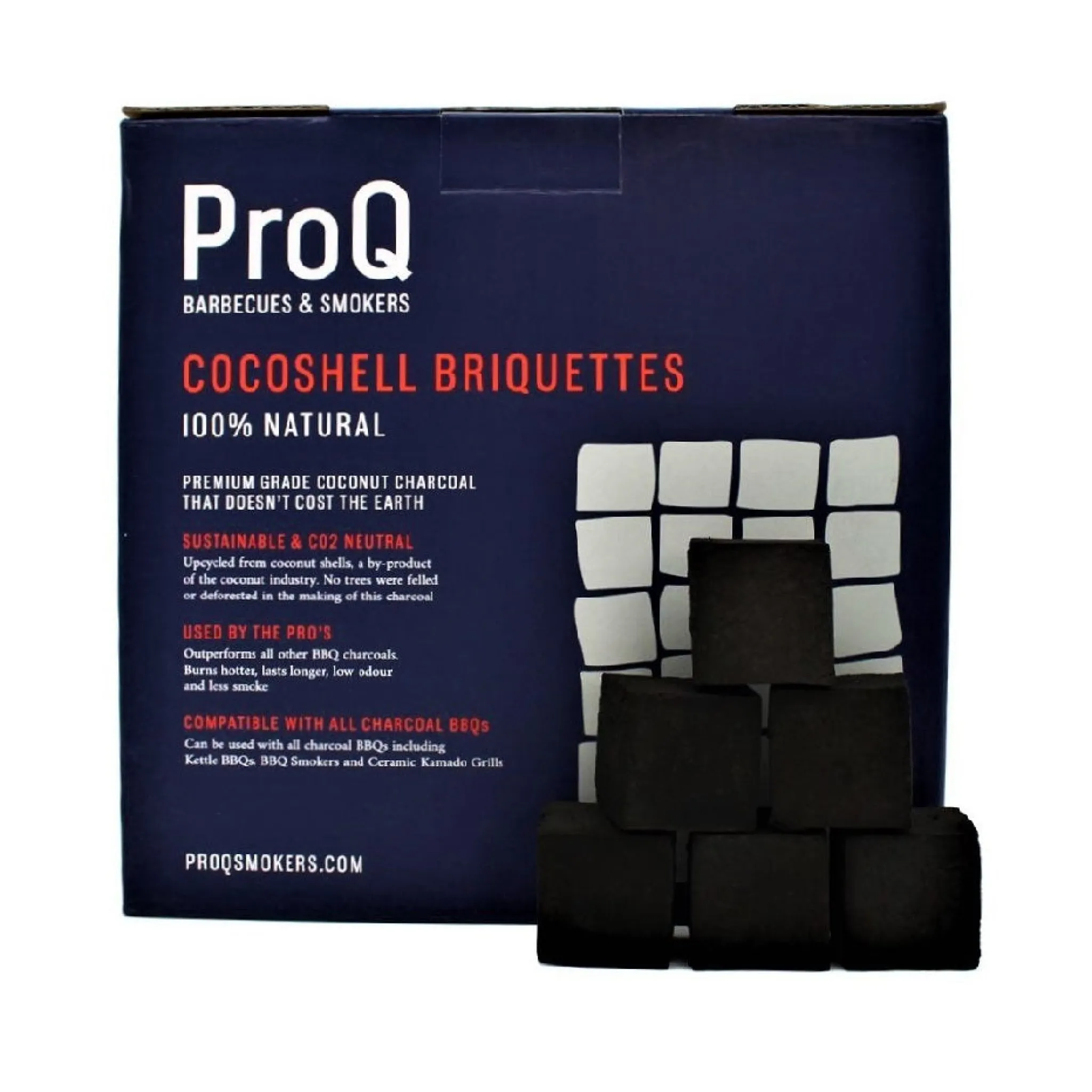 ProQ Cocoshell Briquettes, 10kg Sale