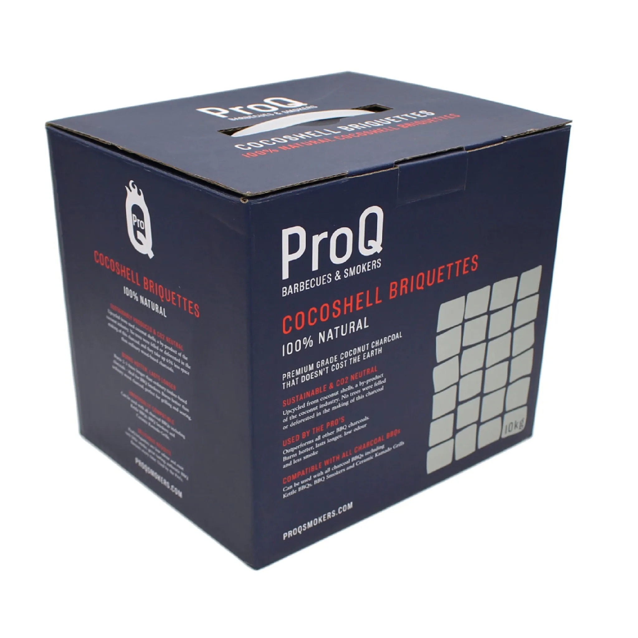 ProQ Cocoshell Briquettes, 10kg Sale