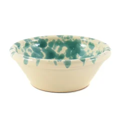 Puglia Handmade Puglia Aquamarine Splatter Bowl, 12cm Discount