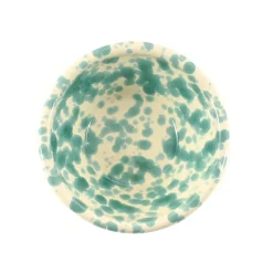 Puglia Handmade Puglia Aquamarine Splatter Bowl, 12cm Discount