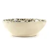 Puglia Handmade Puglia Black Splatter Large Salad Bowl, 28cm Best