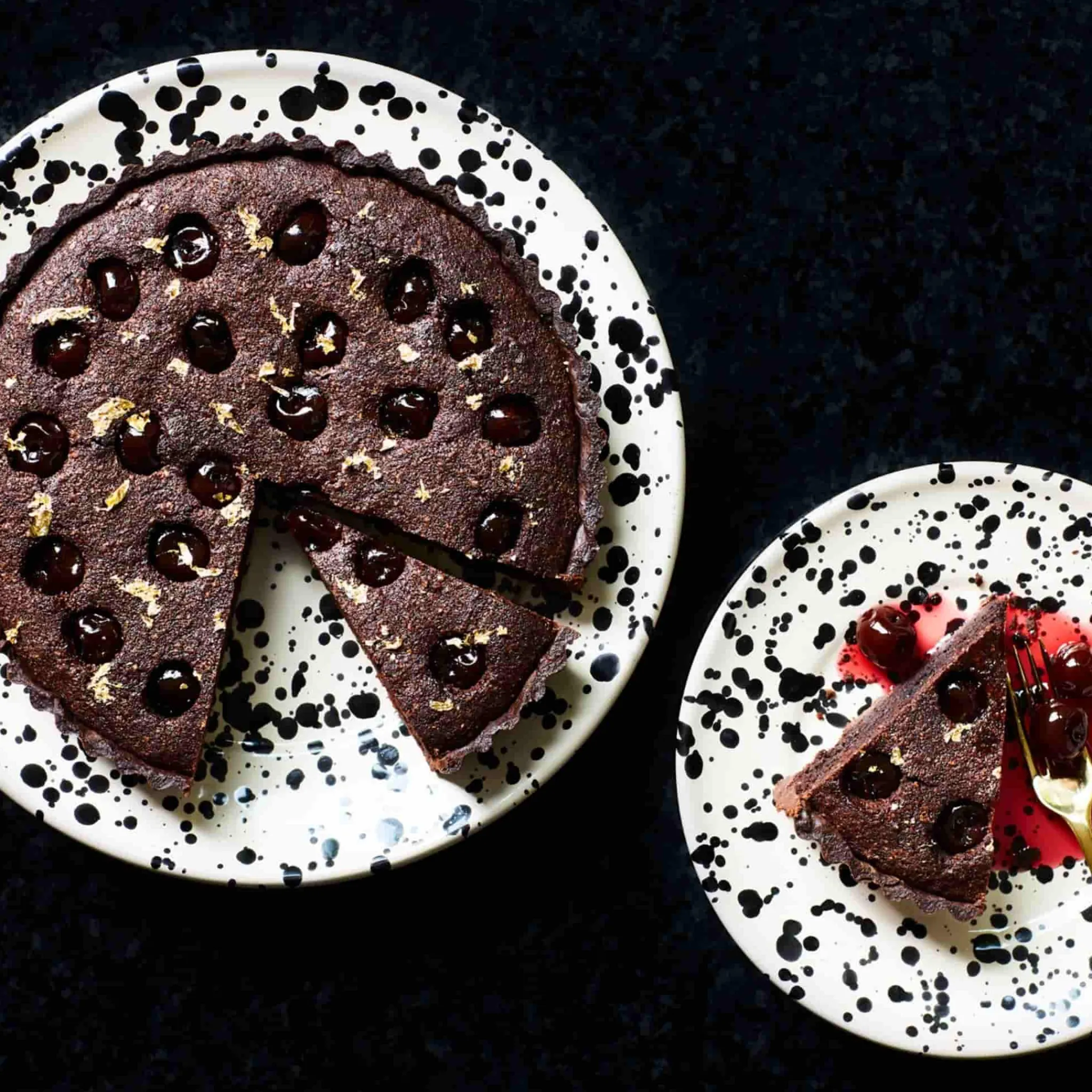 Puglia Handmade Puglia Black Splatter Large Salad Bowl, 28cm Best