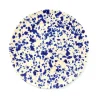 Puglia Handmade Puglia Blue Splatter Dinner Plate, 27cm Best