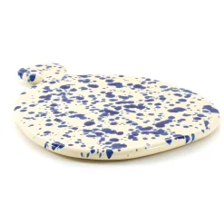 Puglia Handmade Puglia Blue Splatter Serving Board, 25cm Sale