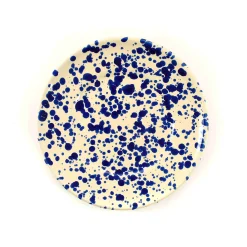 Puglia Handmade Puglia Blue Splatter Side Plate, 19cm Sale