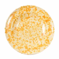 Puglia Handmade Puglia Dark Yellow Splatter Pasta Bowl, 29cm Online