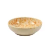 Puglia Handmade Puglia Dark Yellow Splatter Bowl, 19cm Sale