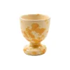 Puglia Handmade Puglia Dark Yellow Splatter Egg Cup Hot
