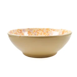 Puglia Handmade Puglia Lilac and Yellow Splatter Large Salad Bowl, 28cm Discount