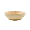 Puglia Handmade Puglia Lilac and Yellow Splatter Bowl, 19cm Online