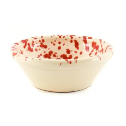 Puglia Handmade Puglia Red Splatter Bowl, 12cm Sale