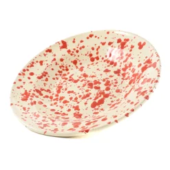 Puglia Handmade Puglia Red Splatter Pasta Bowl, 29cm Online