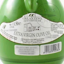Galantino Puglian Extra Virgin Olive Oil in Green Terracotta Bottle, 500ml Hot