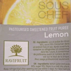 Ravifruit Lemon Puree, 1 Litre Discount