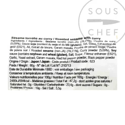 TohoSyokuhin Roasted Sesame Seeds with Curry, 80g Online