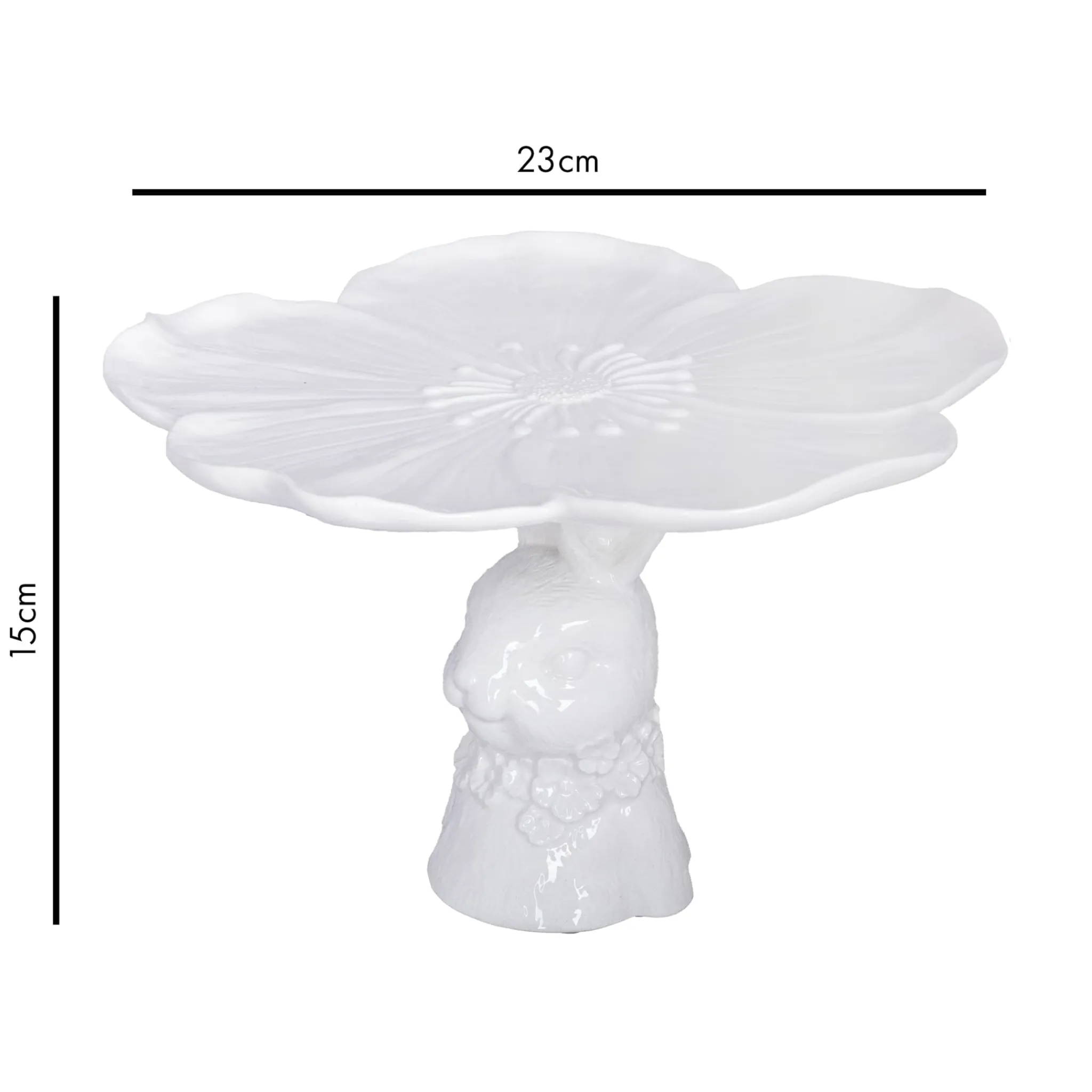 Rockett St George Bunny Cake Stand, 23cm