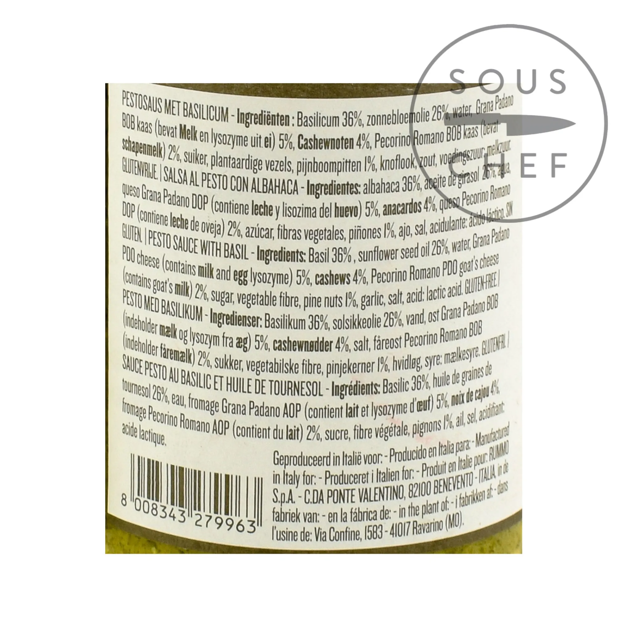 Rummo Basil Pesto, 190g Hot