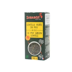 Sabarot AOP Green Puy Lentils, 500g Sale