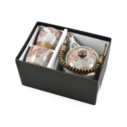 Kiji Stoneware & Ceramics Sakura Blossom Tea Set For Two Online