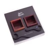 Sarah Petherick Rosewood Salt & Pepper Pots with Black Horn Spoons Outlet