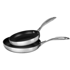 Scanpan HaptIQ 2 Piece Stainless Steel Non-Stick Frying Pan Set Sale