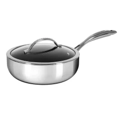 Scanpan HaptIQ Stainless Steel Non-Stick Deep Saute Pan with Lid, 26cm Online