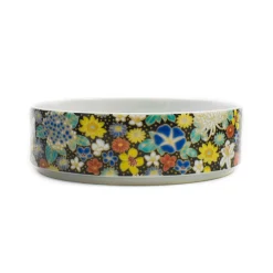 Seikou Porcelain Black Floral Motif Sweets Container, 3 Compartments Outlet