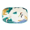 Seikou Porcelain Crane Rectangular Platter, 32cm Outlet