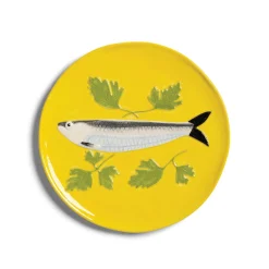 &Klevering Set of 4 Assorted Seafood Side Plates, 16cm Sale