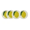 My Gifts Trade Set of 4 Beaded Lemon Coasters Hot