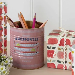 Rex London Set of 2 Mackerel & Anchovies Utensil Jars Clearance