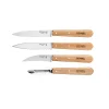 Opinel Set of 4 Essential Beech Handle Kitchen Knives Online