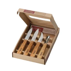 Opinel Set of 4 Essential Beech Handle Kitchen Knives Online