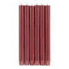 British Colour Standard Set of 6 Red Dinner Candles Clearance