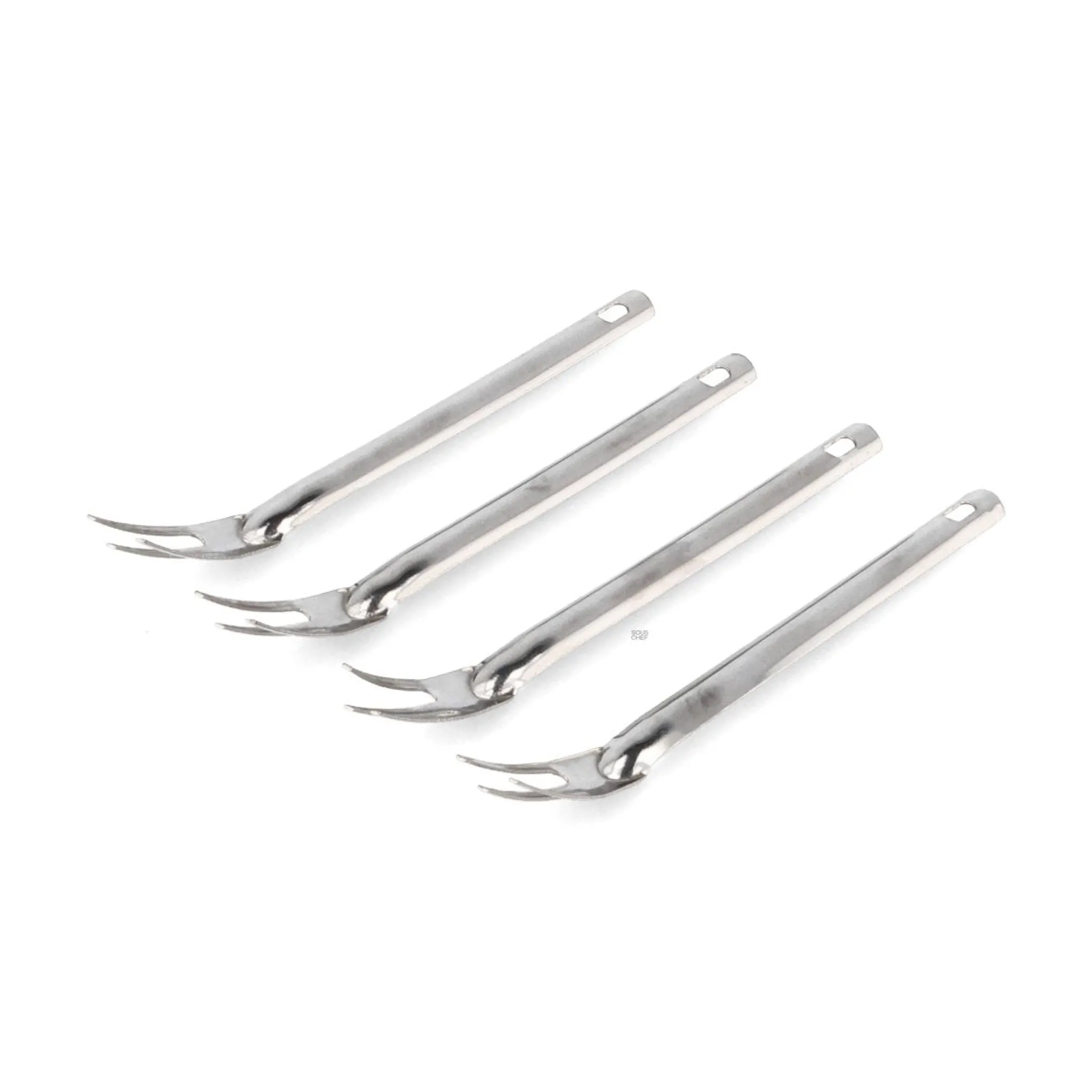 Le Brun Set of 100 Stainless Steel Canape Tasting Forks Online