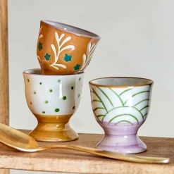 Bloomingville Set of 3 Vincent Egg Cups New