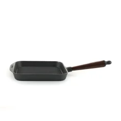 Skeppshult Traditional Cast Iron Square Grill Pan, 25cm New