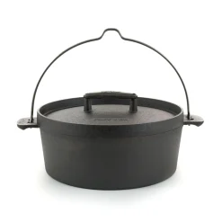 Skeppshult Traditional Cast Iron Dutch Oven 5.5l Hot