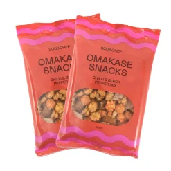 Sous Chef Omakase Snacks - Black Pepper & Chilli, 150g New