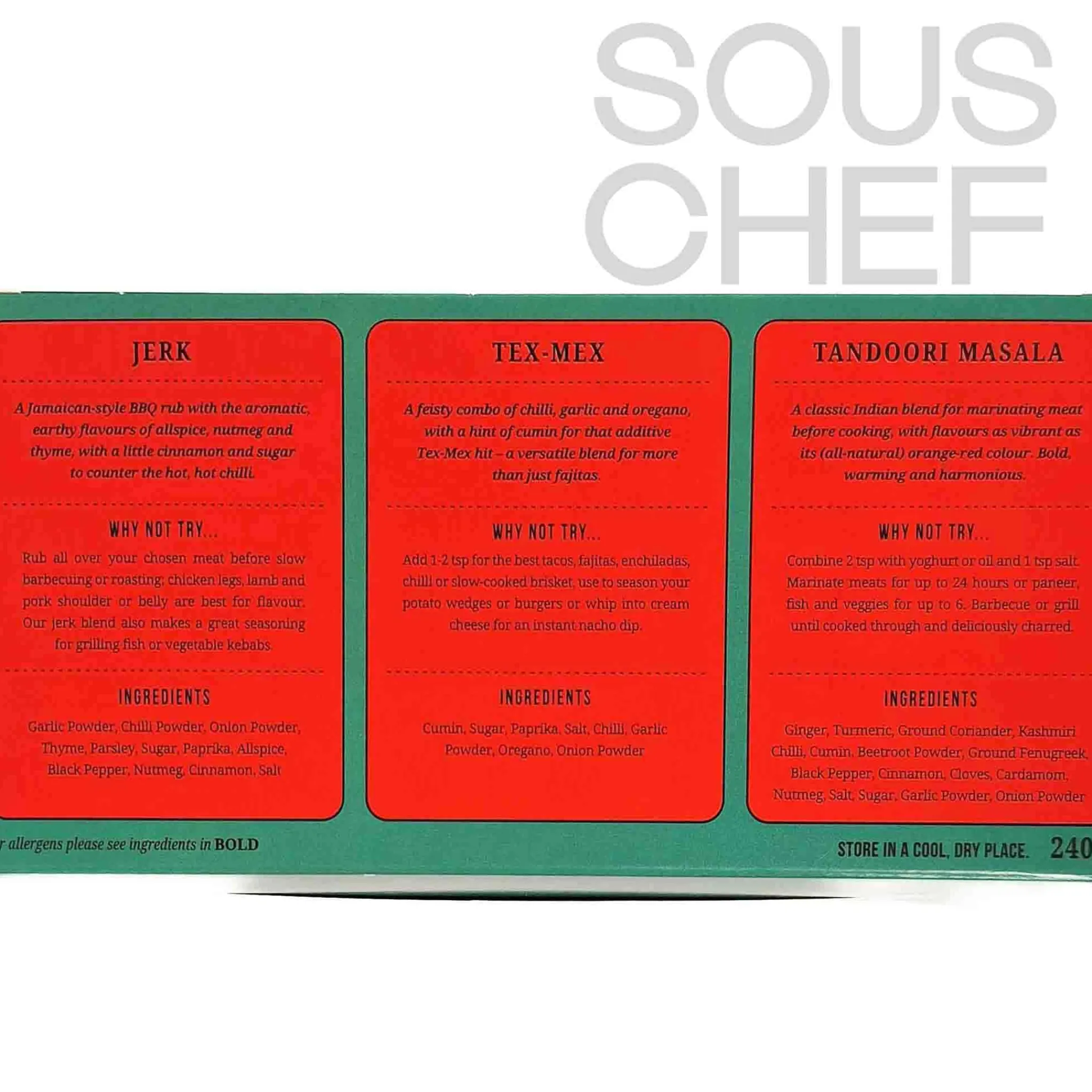 Spice Kitchen World BBQ Blend Trio, 240g Clearance