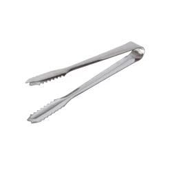 Cocktail'd Stainless Steel Ice Tongs, 17.8cm
