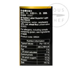 Pearl River Bridge Superior Gold Label Light Soy Sauce, 500ml Online
